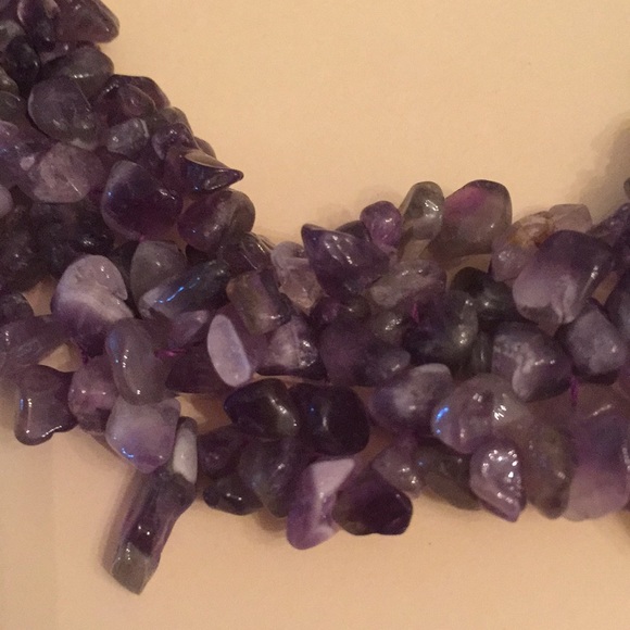 Purple necklace and bracelet - Picture 3 of 7